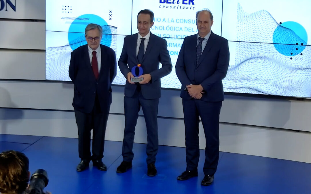 Better Consultants named Technology Consultancy of the Year in Digital Transformation Solutions at the La Razón Awards